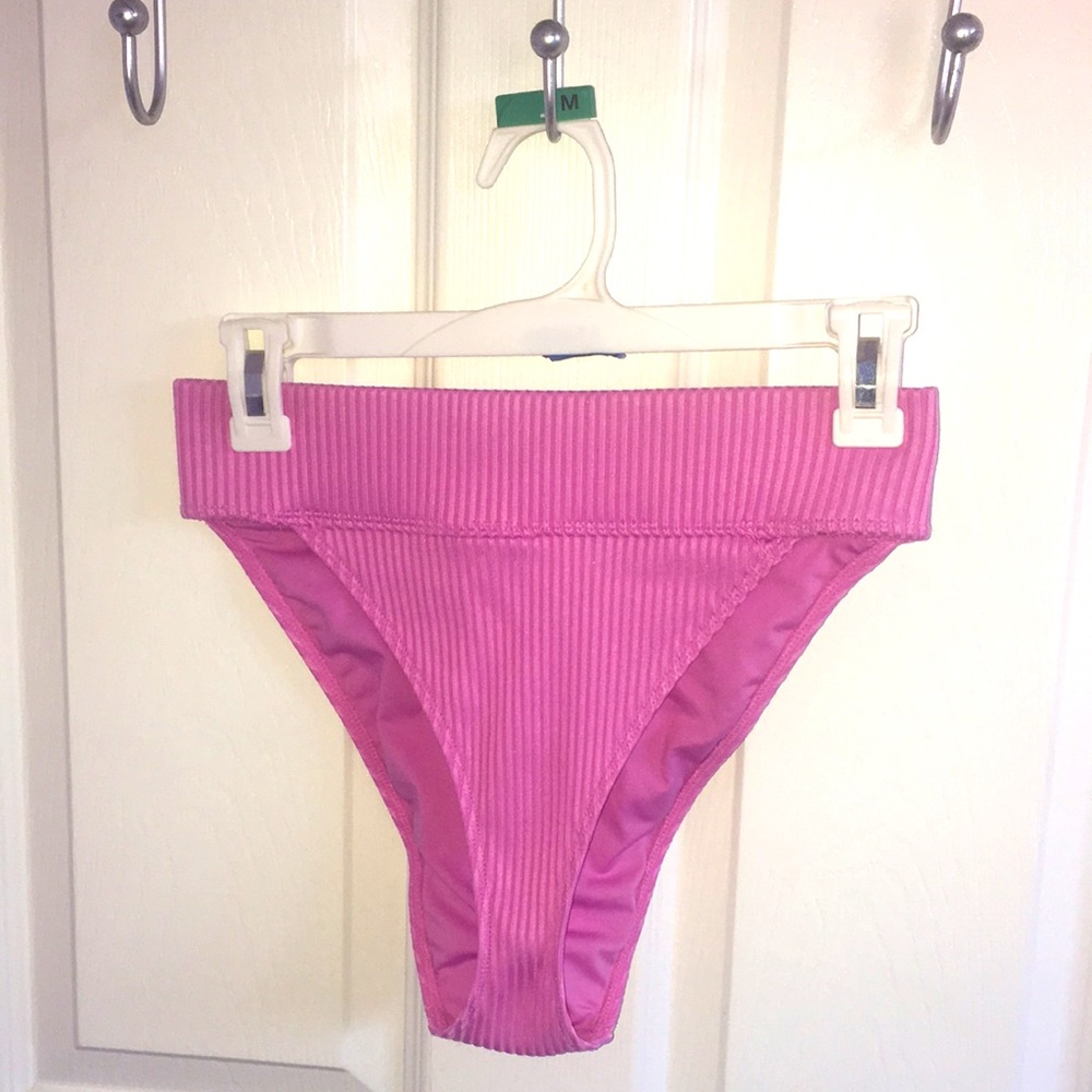 Light pink highwaist bathing suit bottoms